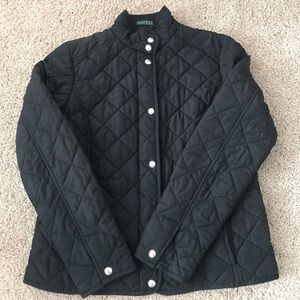 LAUREN Ralph Lauren Quilted Full Zip Jacket Coat